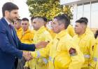 Provincia envió 45 brigadistas para combatir los incendios forestales en Esquel