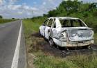 PARTE DE PRENSA UNIDAD REGIONAL VII GARAY.//SE INCENDIO UN VEHICULO EN PARAJE  EL LAUREL.