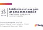 Cronograma de pago de las pensiones sociales