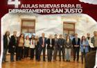 Rodrigo Borla//En el marco del Programa 1000 Aulas, el gobernador @maxipullaro firmó convenios con municipios y comunas para la construcción de 79 nuevos espacios. 