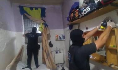Fuerte operativo de control en la Cárcel de Coronda