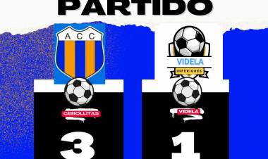 6ta Categoria Polideportivo Videla 1 Vs Cebollitas 3 