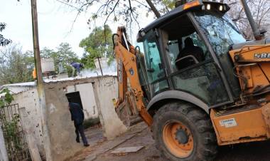 Ley de Microtráfico: demolieron tres puestos de venta de droga en el noreste de Rosario