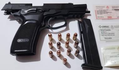 San Justo//SECUESTRO DE UN ARMA DE FUEGO