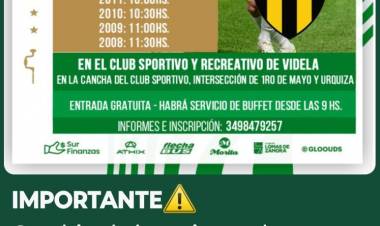 Prueba de Jugadores en el Club Sportivo y Recreativo de Videla