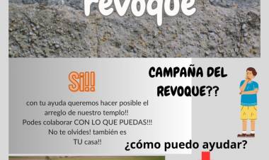 Parroquia Nuestra Señora del Rosario Videla//Campaña del Revoque