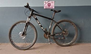 San Justo//Se recupera bicicleta sustraída  