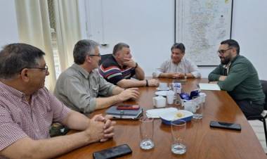 Rojas se reunió con Protección Civil por la sequía que ya está afectando a productores