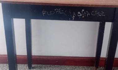  San Justo//SE RECUPERÓ UNA MESA SUSTRAÍDA PROPIEDAD DE LA IGLESIA