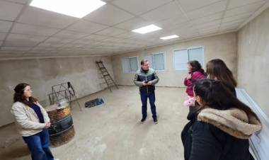 BORLA RECORRIÓ OBRA PÚBLICA Y SE REUNIÓ CON INSTITUCIONES EN VIDELA.
