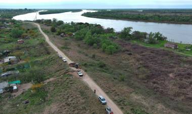Santa Fe: el Gobierno Provincial reparó el socavón que presentaba el terraplén Garello