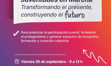 El Senador Provincial Rodrigo Borla invita a participar este viernes de este Encuentro de Juventudes del Departamento San Justo