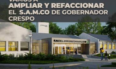 Rodrigo Borla//ASÍ VA A  QUEDAR EL HOSPITAL DE CRESPO