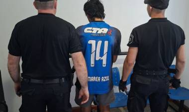 San Justo//Un sujeto aprehendido por hurto en zona céntrica 