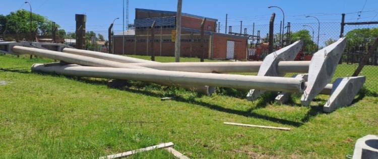 OTRA GRAN OBRA ELÉCTRICA PARA EL SECTOR OESTE DE SAN JUSTO ESTÁ EN SU ETAPA FINAL.